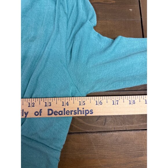 Guess Los Angeles Turquoise Ruched Bodycon Dress M - Picture 6 of 6